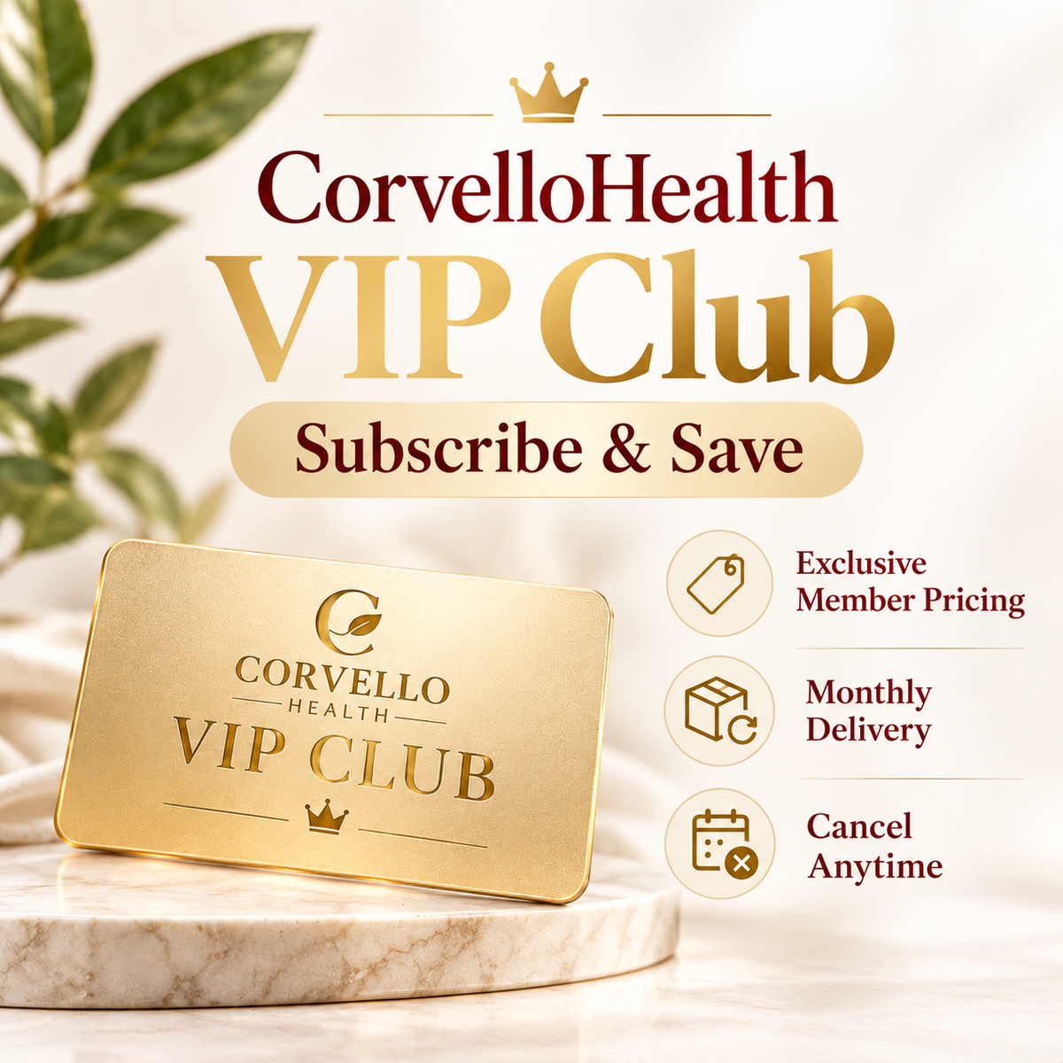 CorvelloHealth VIP Club